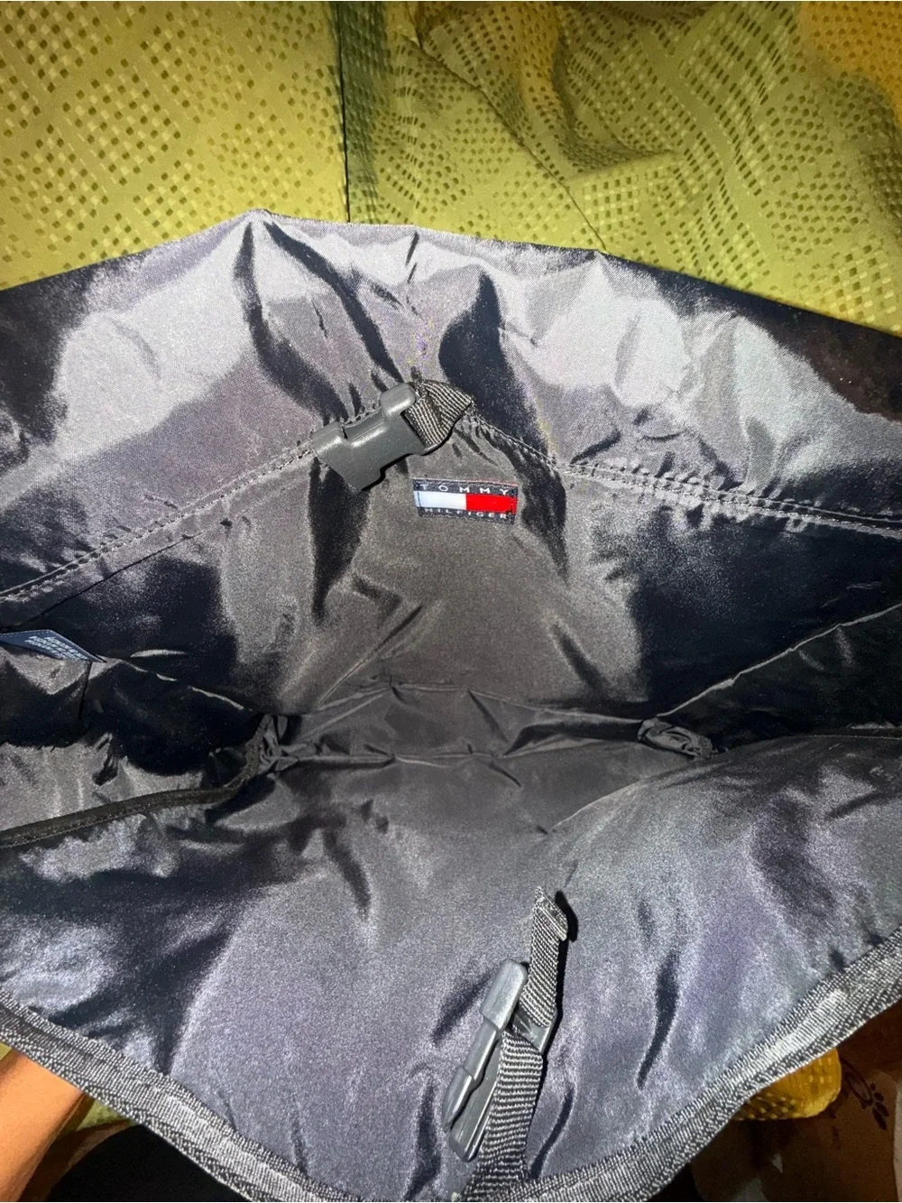 Tommy Hilfiger Red Messenger Bag with Black Trim